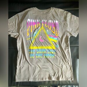 Pink Floyd Dark Side of the Moon Hybrid Tshirt Size S NWOT